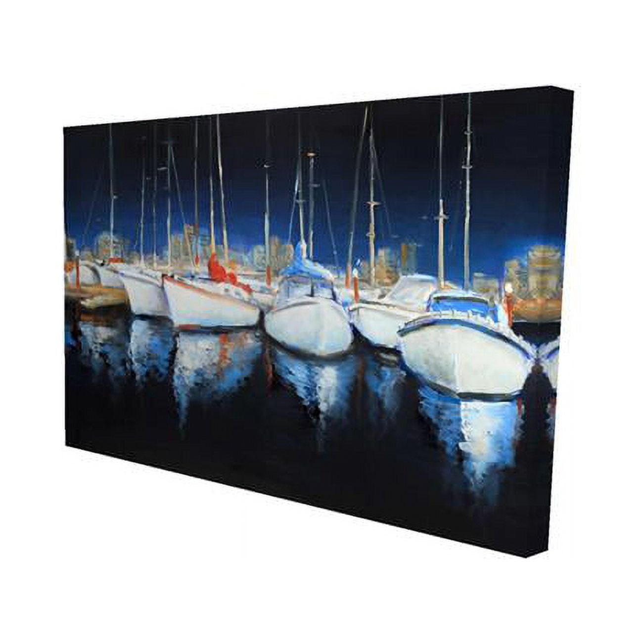 20 x 30 in. Evening At The Marina-Print on Canvas