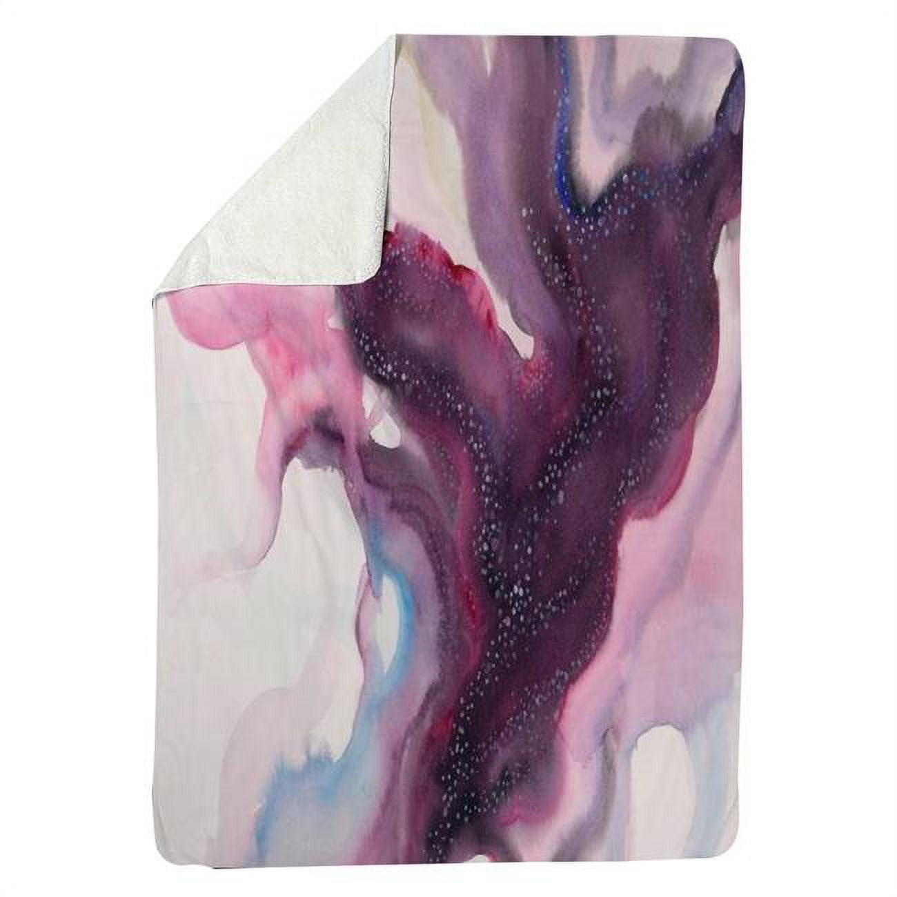 60 x 80 in. Milky Way-Sherpa Fleece Blanket