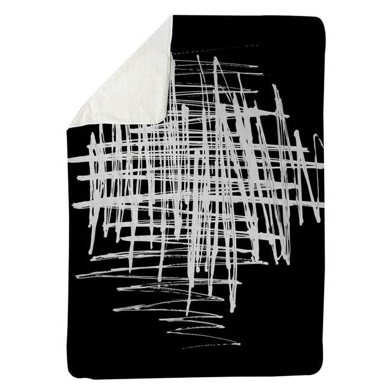 60 x 80 in. Contrast-Sherpa Fleece Blanket