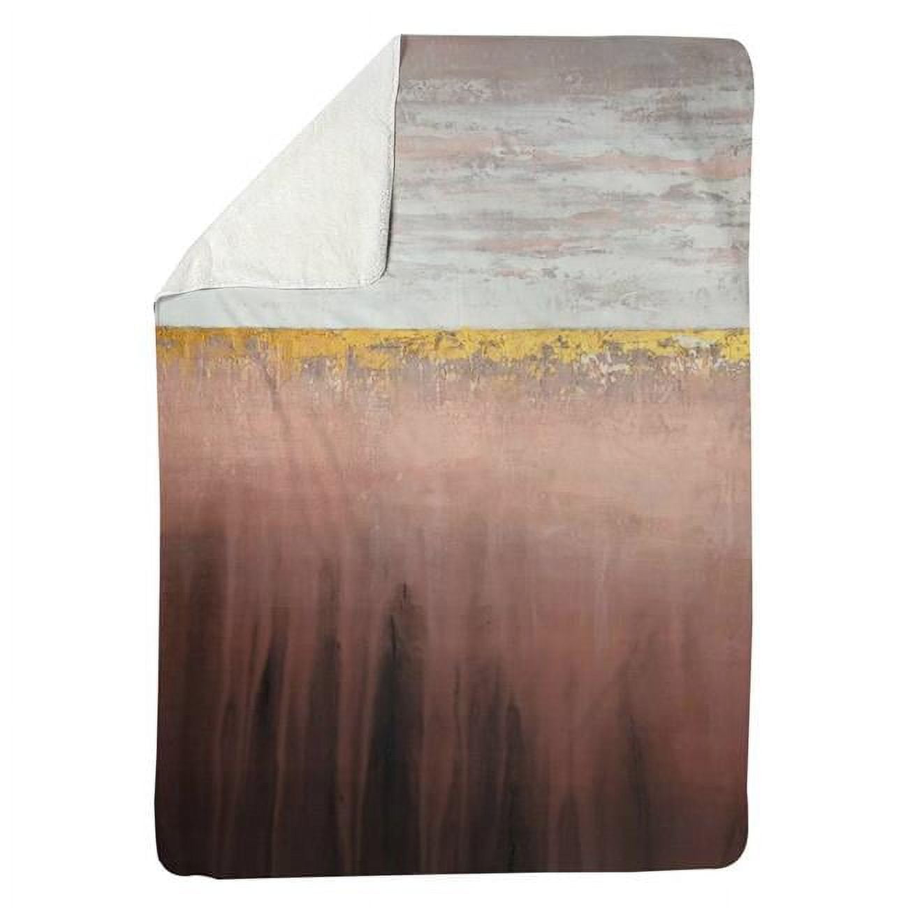 60 x 80 in. Golden Pink-Sherpa Fleece Blanket