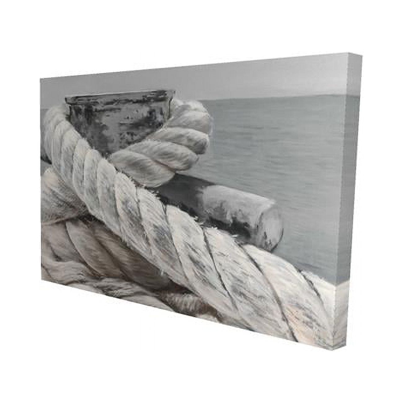 20 x 30 in. Twisted Boat Rope-Print on Canvas