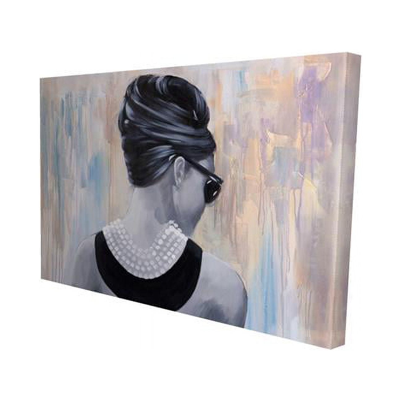 20 x 30 in. Actress Audrey Hepburn-Print on Canvas