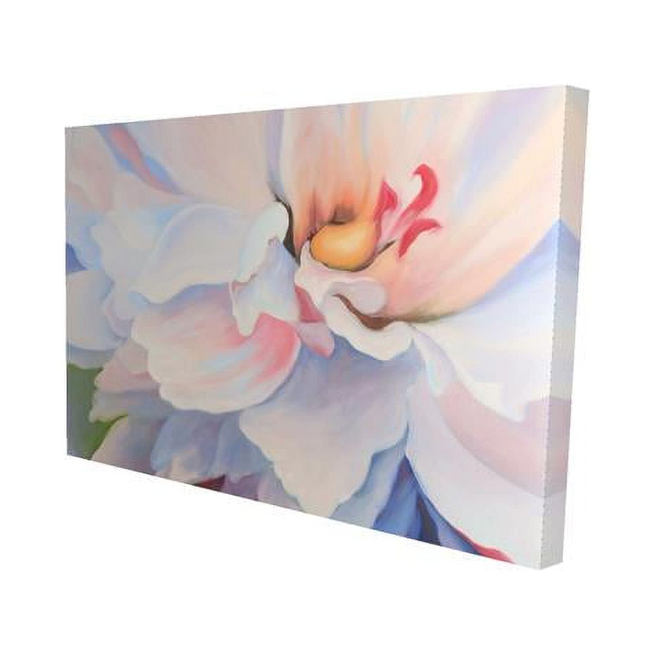 20 x 30 in. Pastel Colored Flower-Print on Canvas