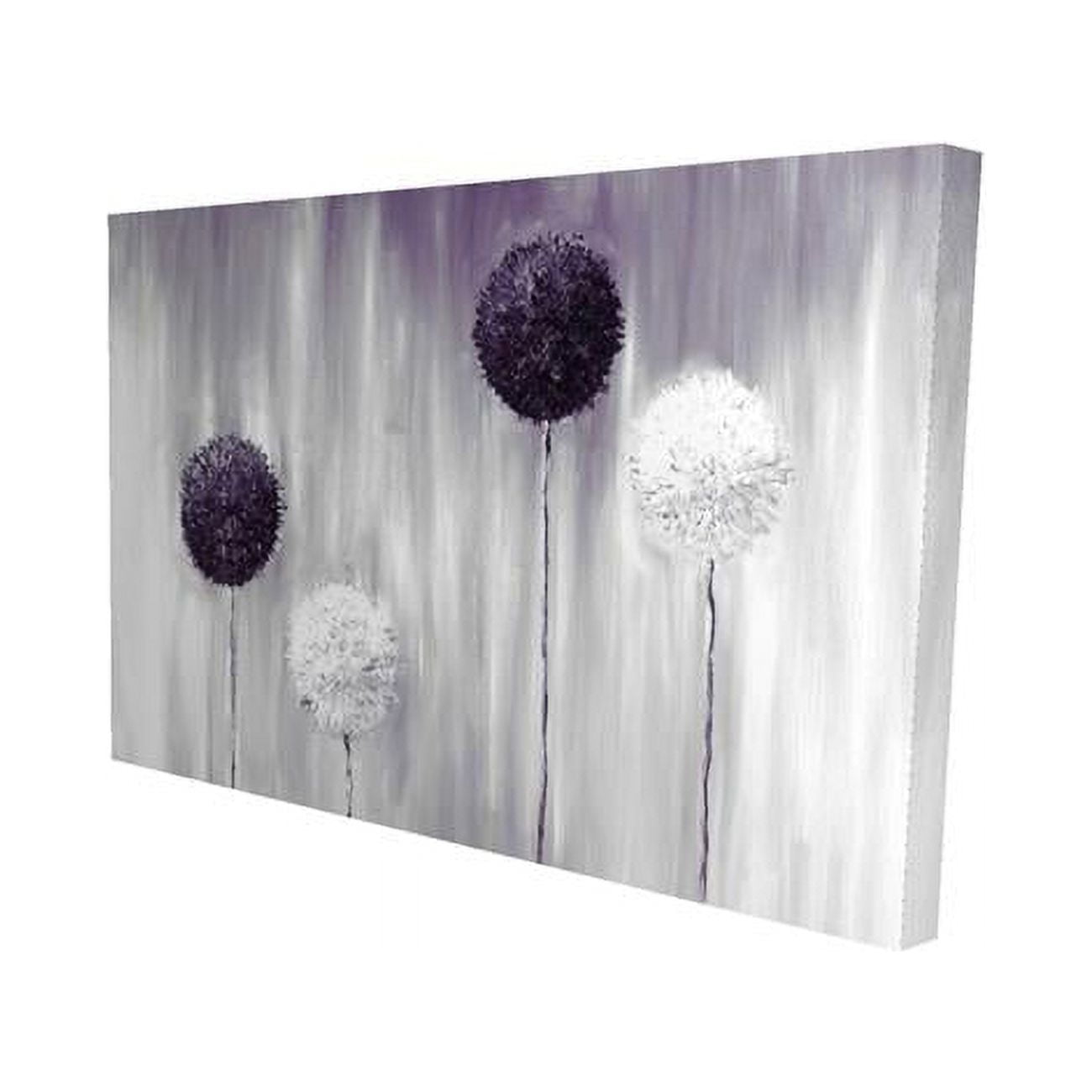 20 x 30 in. Purple Allium Flowers-Print on Canvas