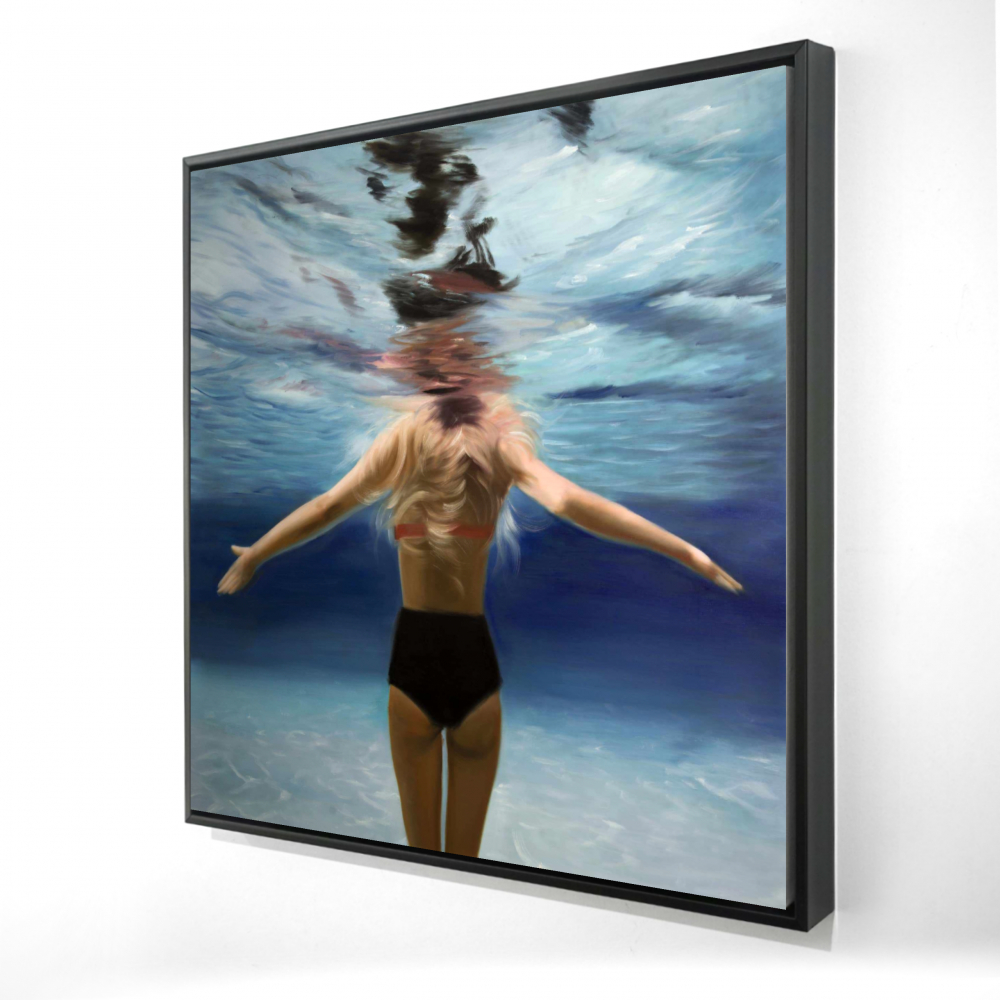 2081-2424-FI62 24 x 24 in. Sea Bedroom Scenic Canvas - Under the Sea Home Decor Art