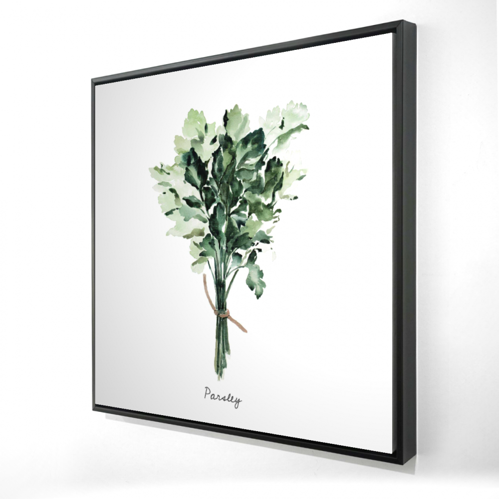 2081-2424-GA93-1 24 x 24 in. Tied Up Persil Bundle Canvas - Kitchen Decor Framed Print