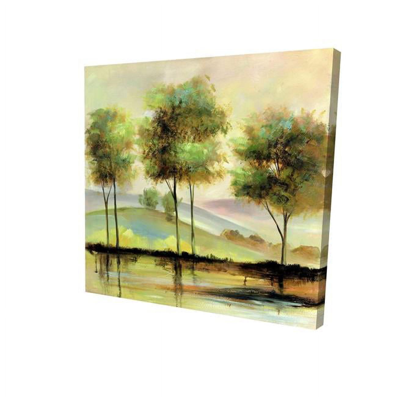 32 x 32 in. Trees Near The Lake-Print on Canvas