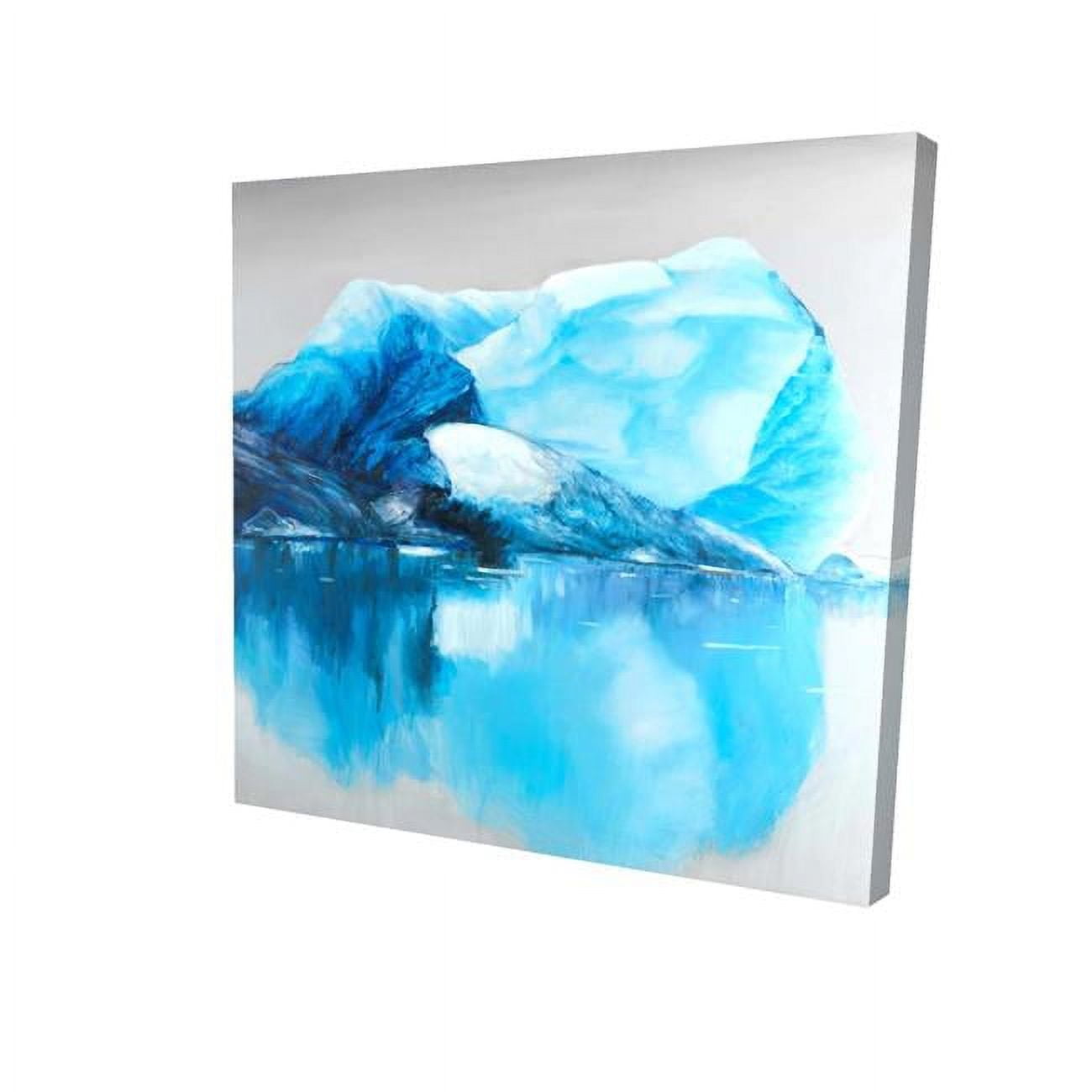 32 x 32 in. Iceland Icebergs-Print on Canvas