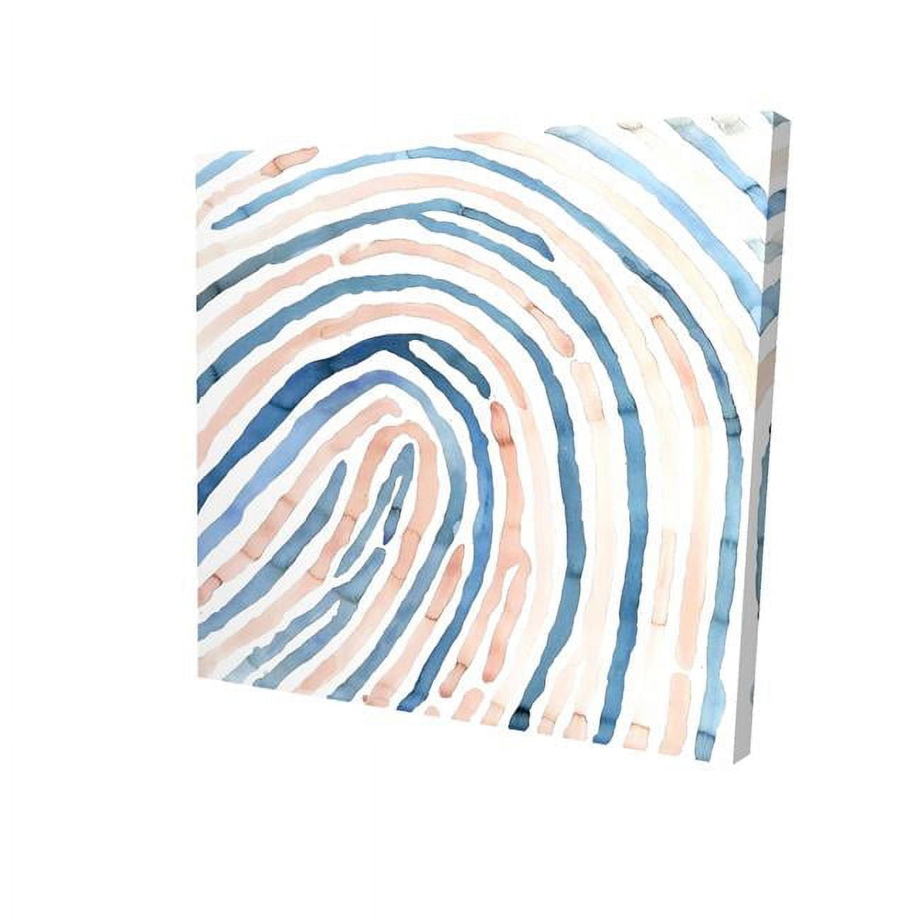 32 x 32 in. Fingerprint-Print on Canvas