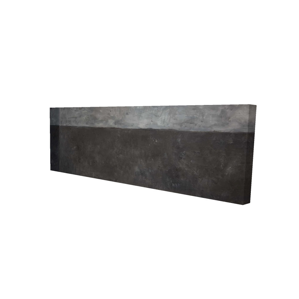 2080-1648-AB48 16 x 48 in. Shades of Gray Abstract Industrial Canvas - Home Decor Art