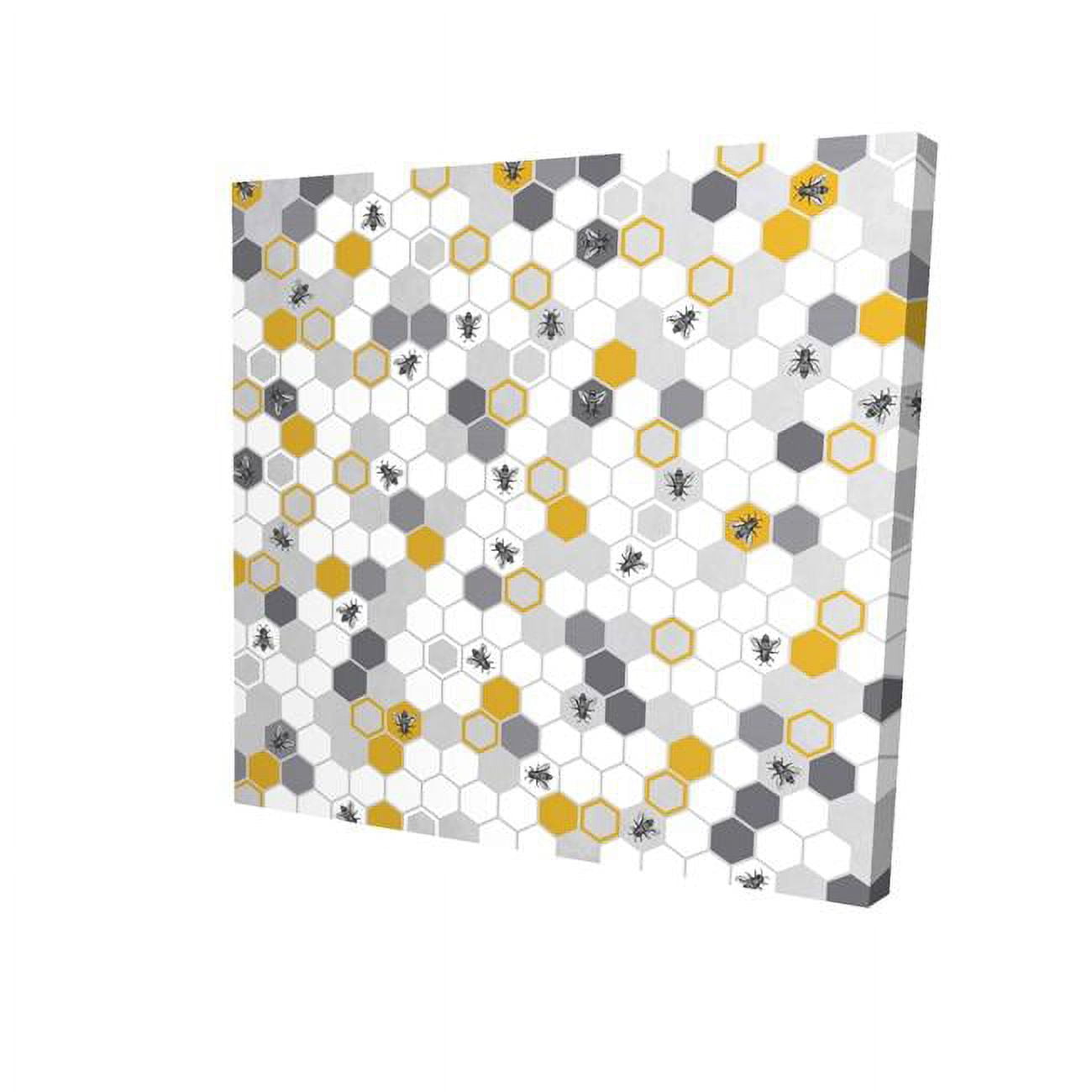 32 x 32 in. Beehive Pattern-Print on Canvas
