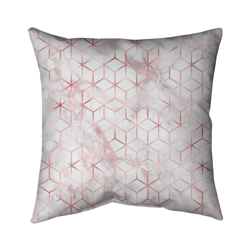 5542-1616-PA1-3 16 x 16 in. Symmetry Pattern Abstract Modern Pillow - Home Decor Cushion