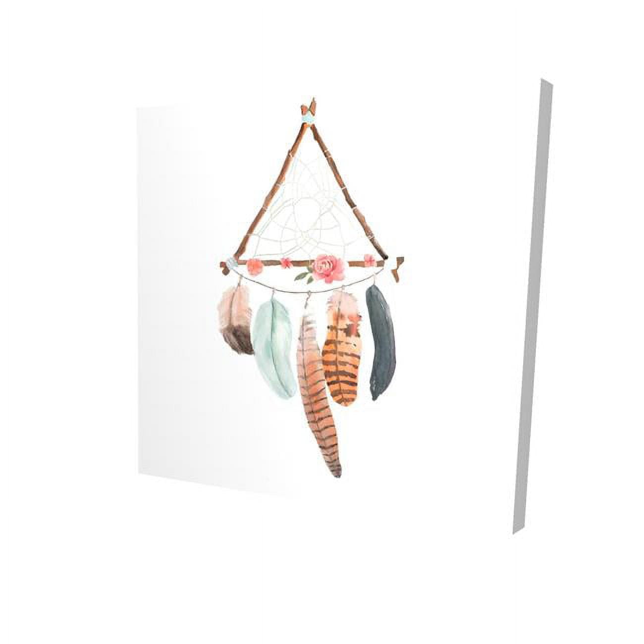 32 x 32 in. Triangular Dream Catcher-Print on Canvas