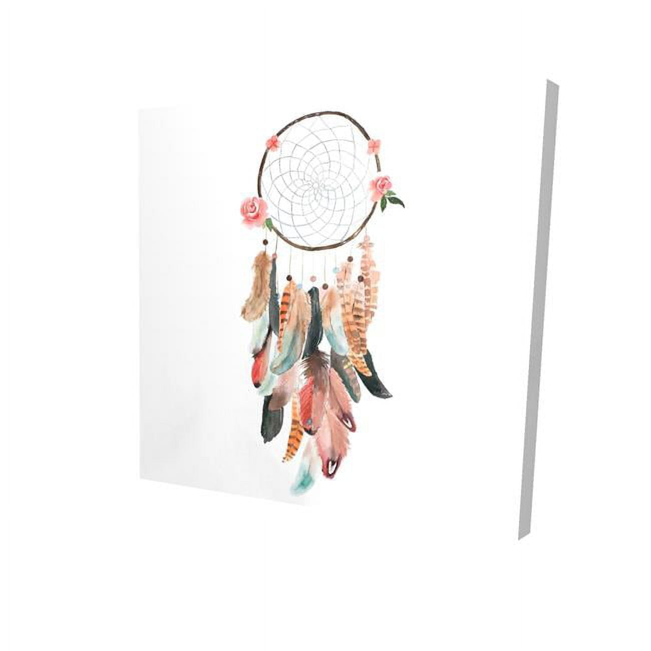 32 x 32 in. Womans Dream Catcher-Print on Canvas