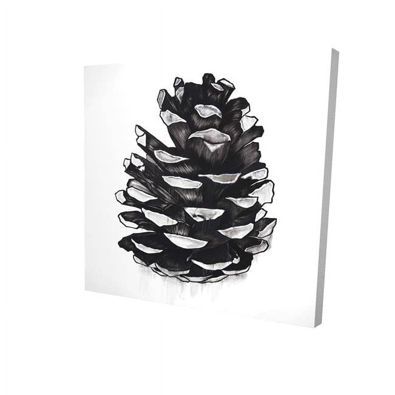 32 x 32 in. Pine Cone-Print on Canvas