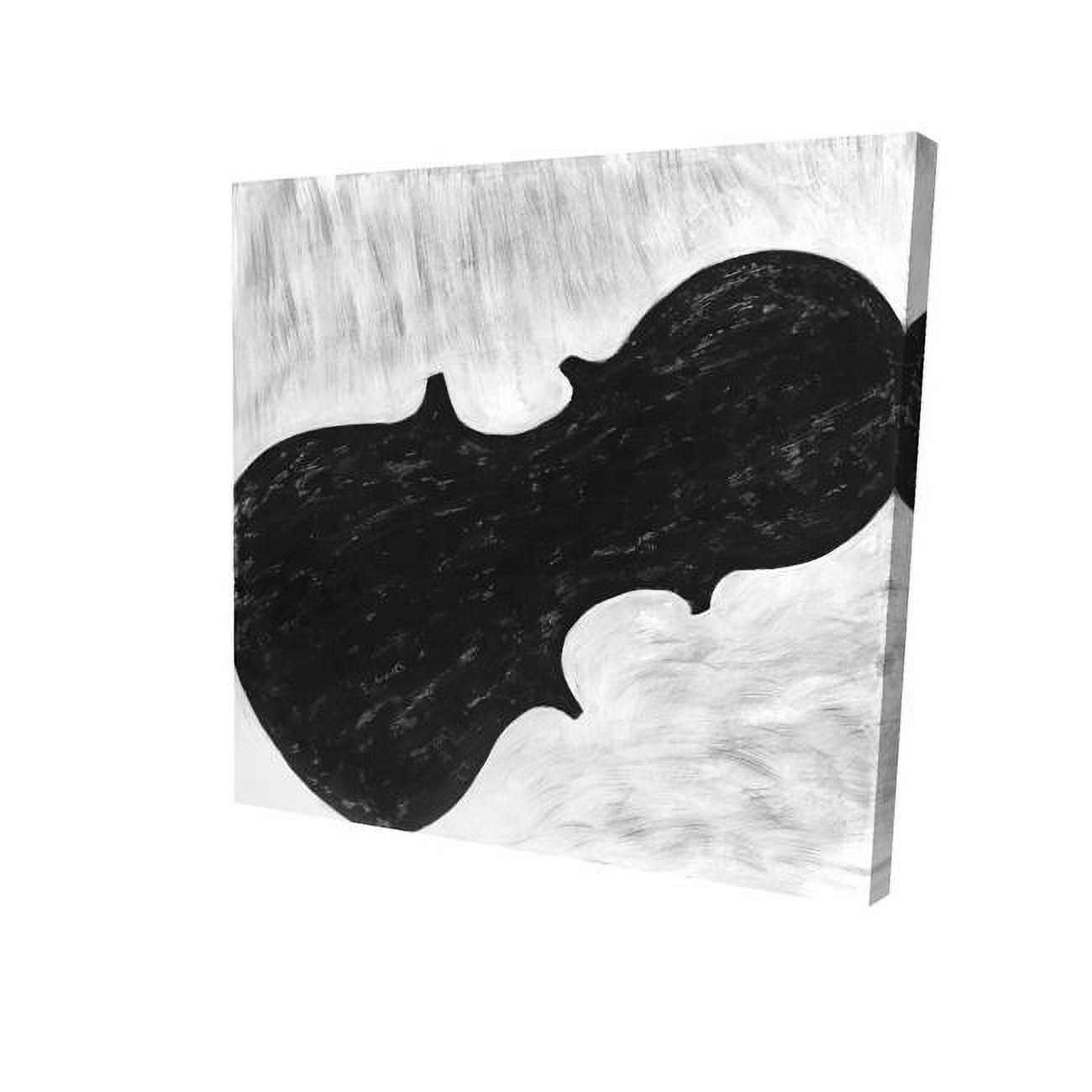 32 x 32 in. Violin Silhouette-Print on Canvas