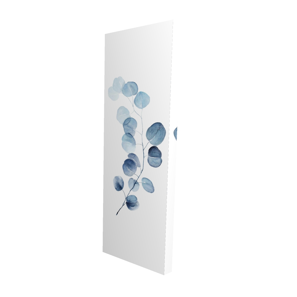 2080-4816-FL295 16 x 48 in. Eucalyptus Branch Canvas - Minimalist Botanical Home Decor