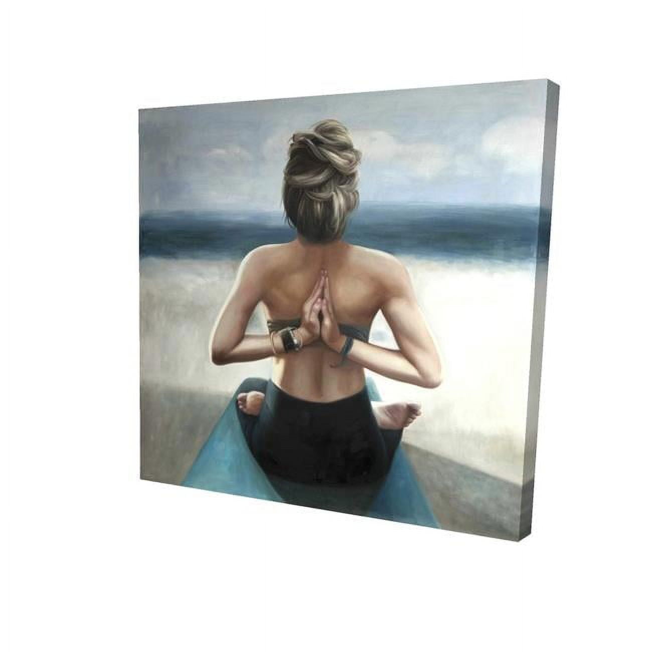32 x 32 in. Reverse Prayer Pose-Print on Canvas