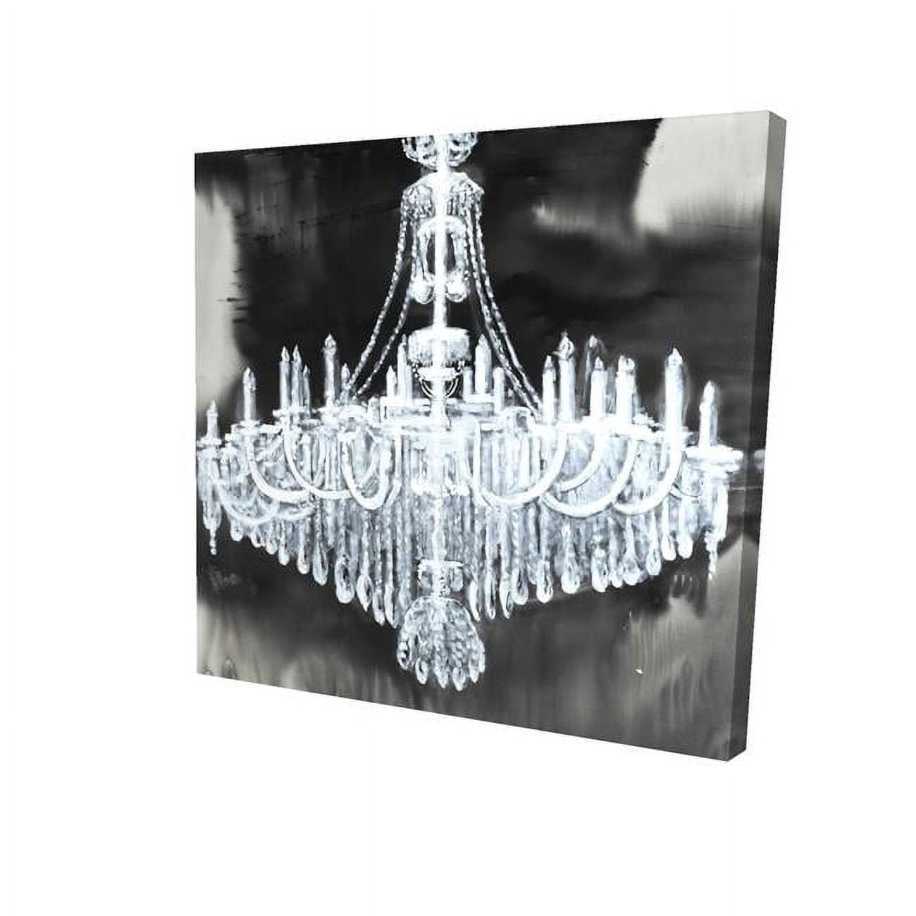 32 x 32 in. Glam Chandelier-Print on Canvas