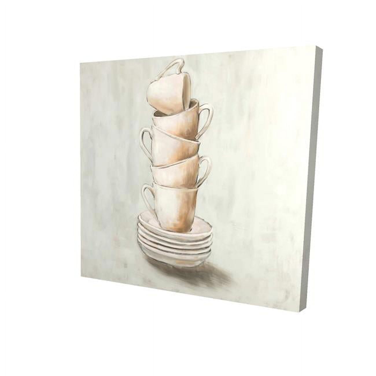 32 x 32 in. Stacked Cups-Print on Canvas