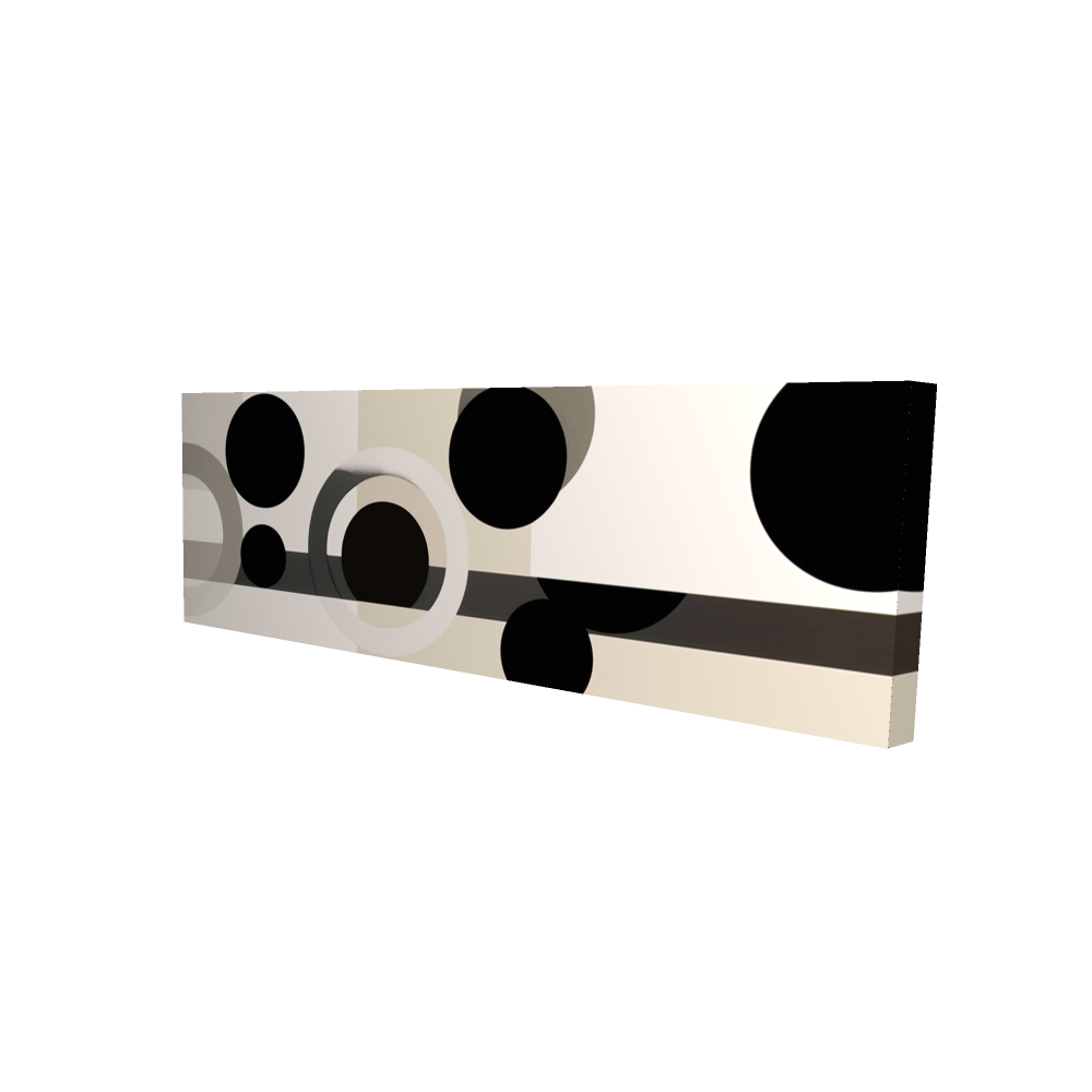 2080-1648-PA31 16 x 48 in. Grouped Shapes Minimalist Patterns Canvas - Home Decor Art