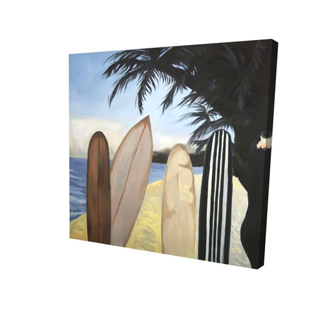 32 x 32 in. Surfboards-Print on Canvas