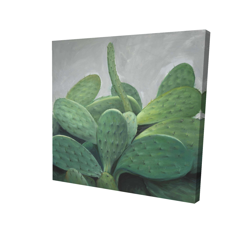 2080-2424-FL140 24 x 24 in. Cactus Bundle Exotic Canvas - Floral & Botanical Home Decor