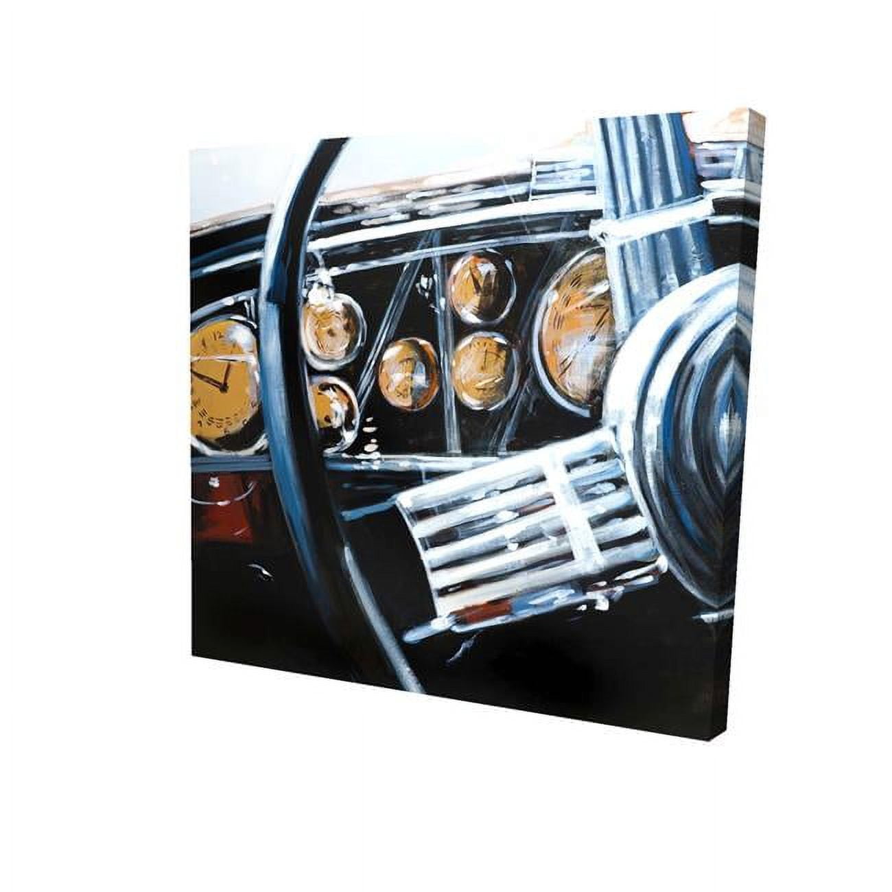 32 x 32 in. Vintage Car Interior-Print on Canvas