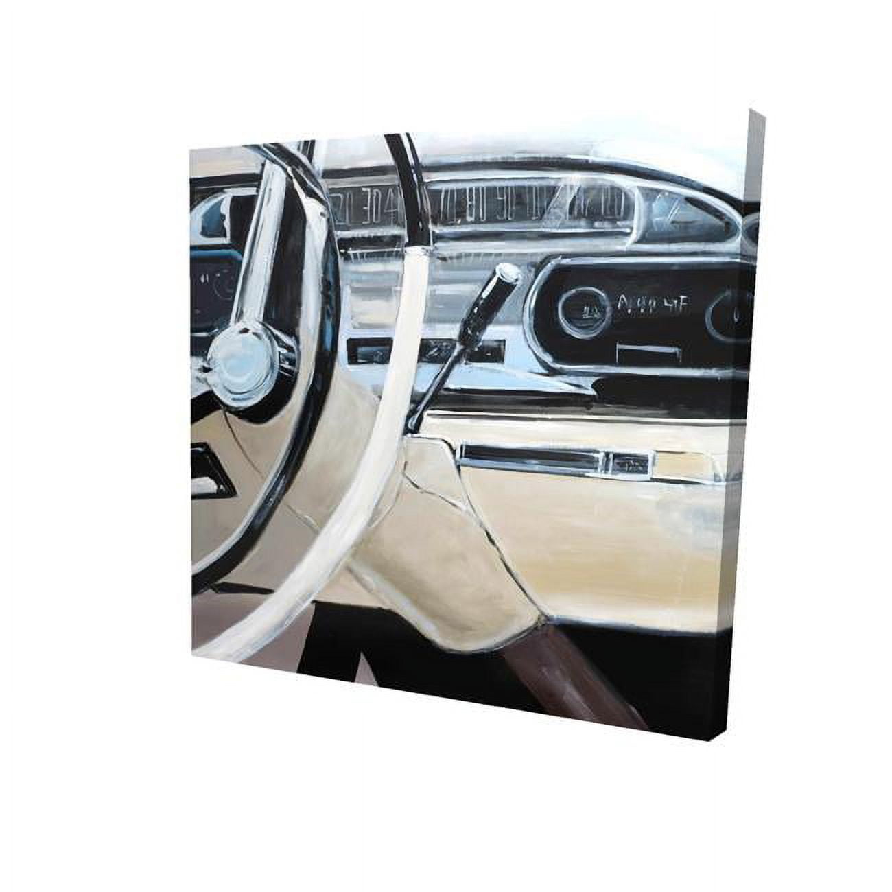 32 x 32 in. 1950s Car Dashboard-Print on Canvas