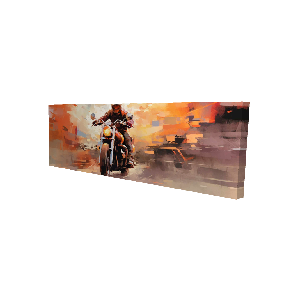 2080-1648-TR86 16 x 48 in. Acceleration Hobbies White Bedroom Canvas - Home Decor Art