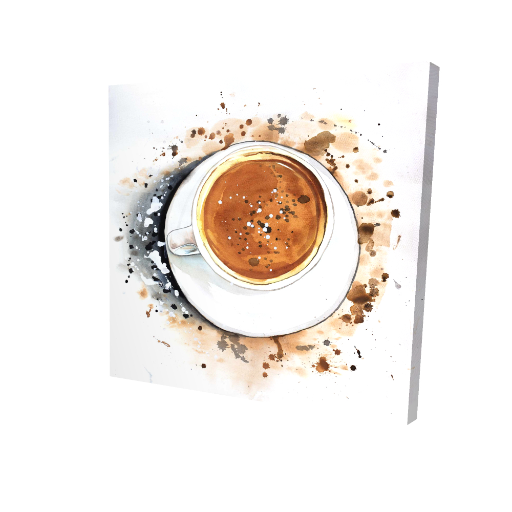 2080-2424-GA98 24 x 24 in. Cappuccino Refreshing Brown Kitchen Canvas - Home Decor Art