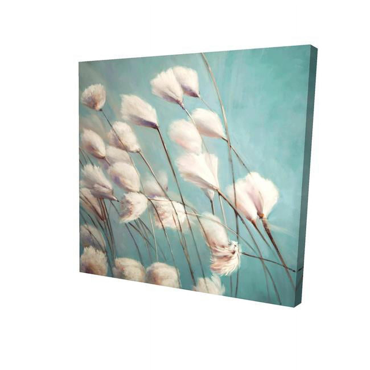 8 x 8 in. Cotton Grass Flowers in the Wind-Print on Canvas