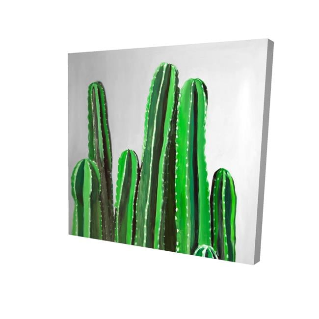 8 x 8 in. Cactus Candles-Print on Canvas