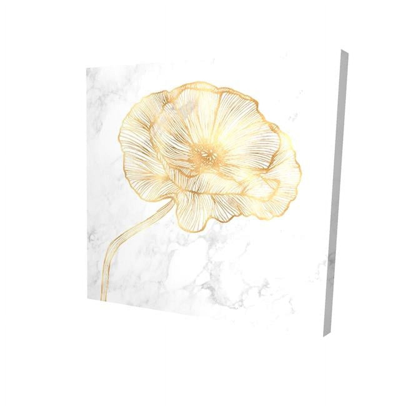 8 x 8 in. Golden Poppy Flower-Print on Canvas
