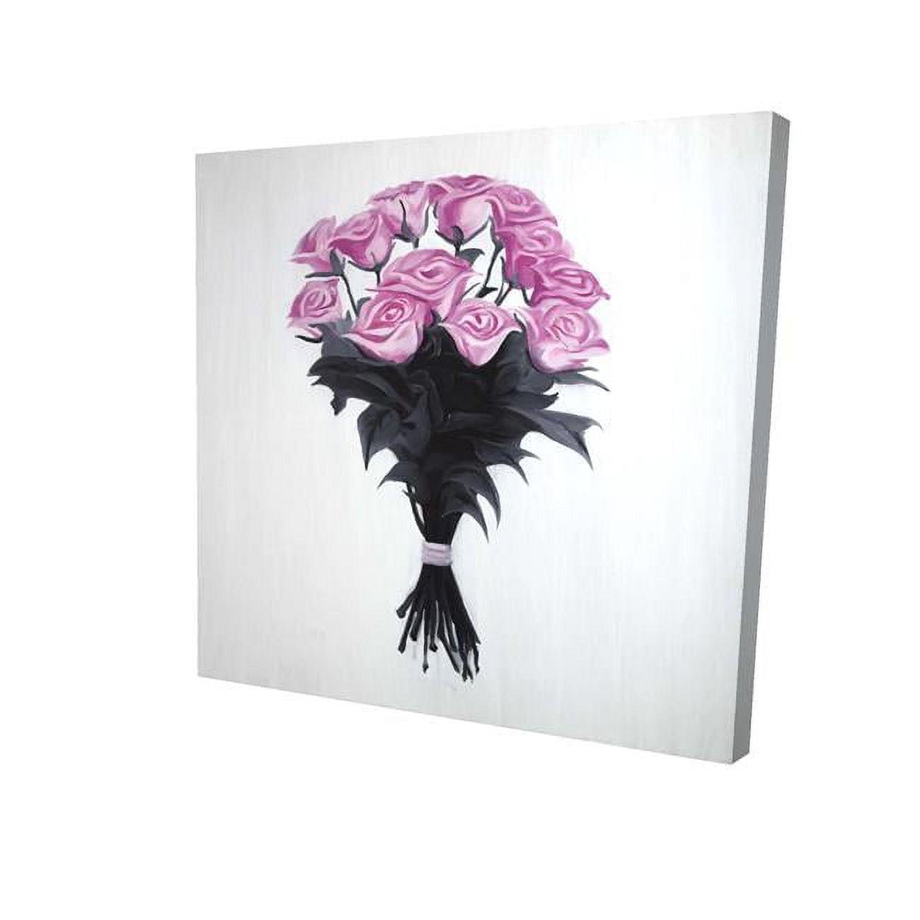 8 x 8 in. Bouquet of Roses-Print on Canvas