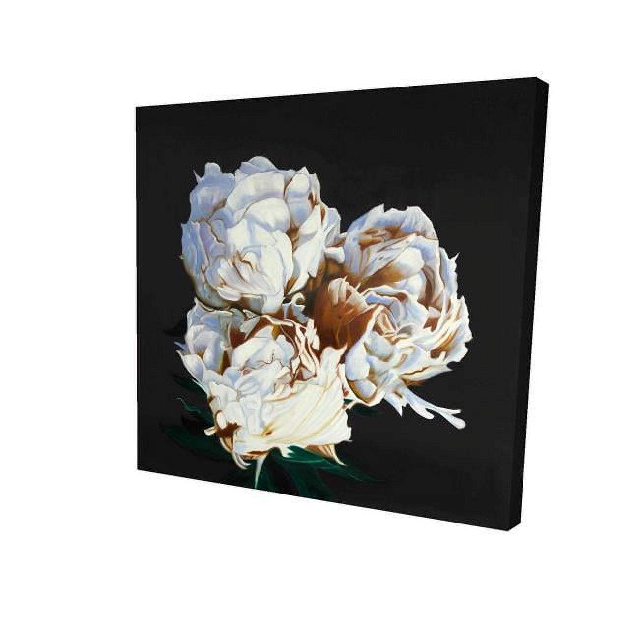 8 x 8 in. Blooming Peonies-Print on Canvas