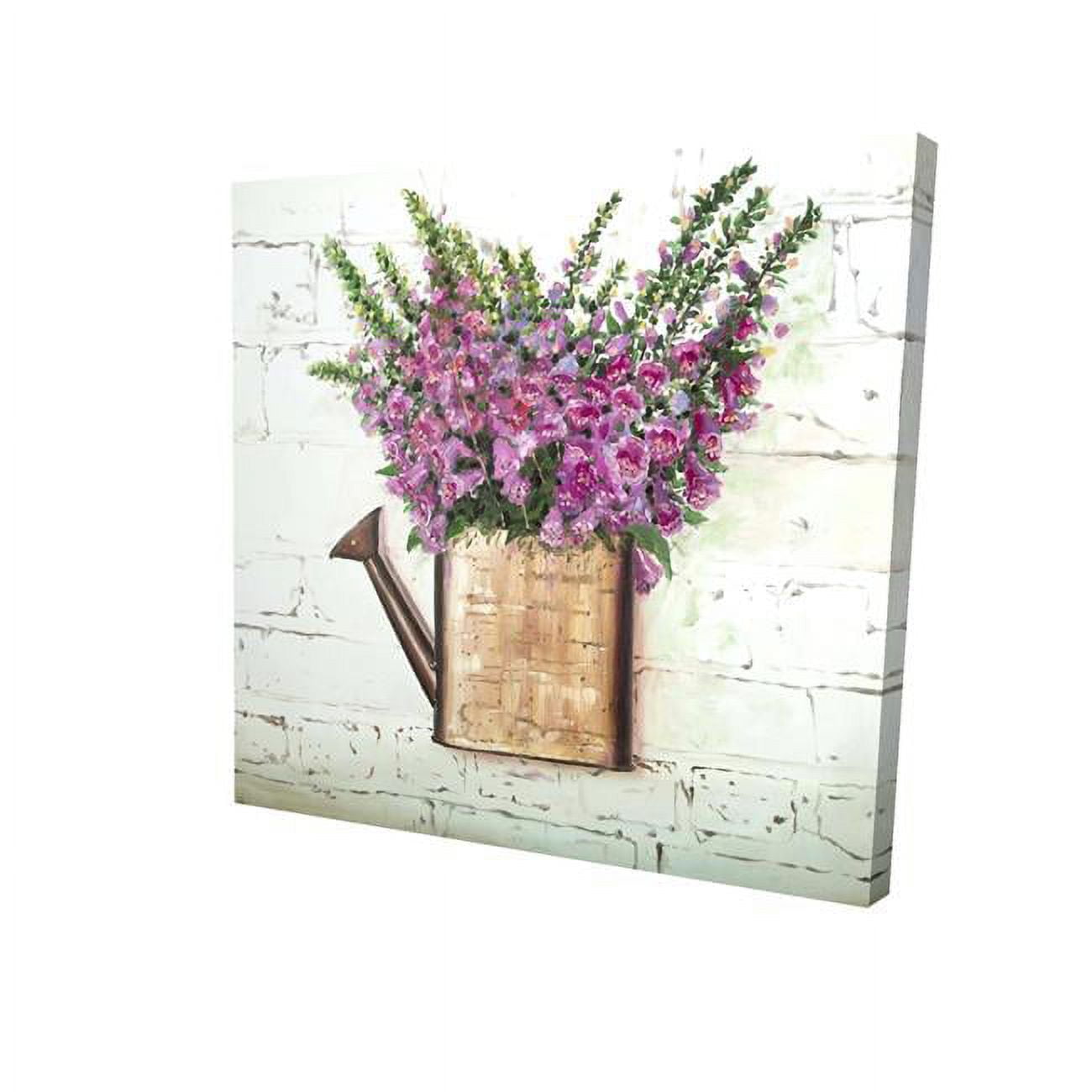 8 x 8 in. Purple Foxglove Flowers-Print on Canvas
