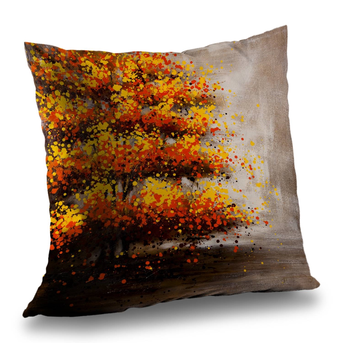 C1PT1414DA5QH8 14 x 14 in. Dotted Tree Contemporary Poly Twill Throw Pillow - Home Decor