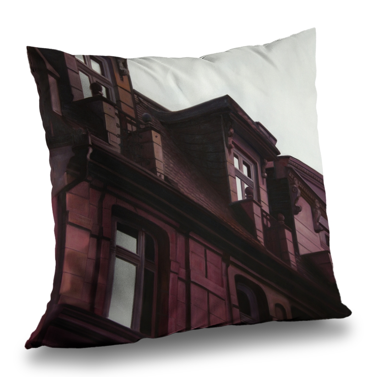 C1PT1414ZY94BL 14 x 14 in. Architectural Building Office Hyperrealist Throw Pillow - Decor