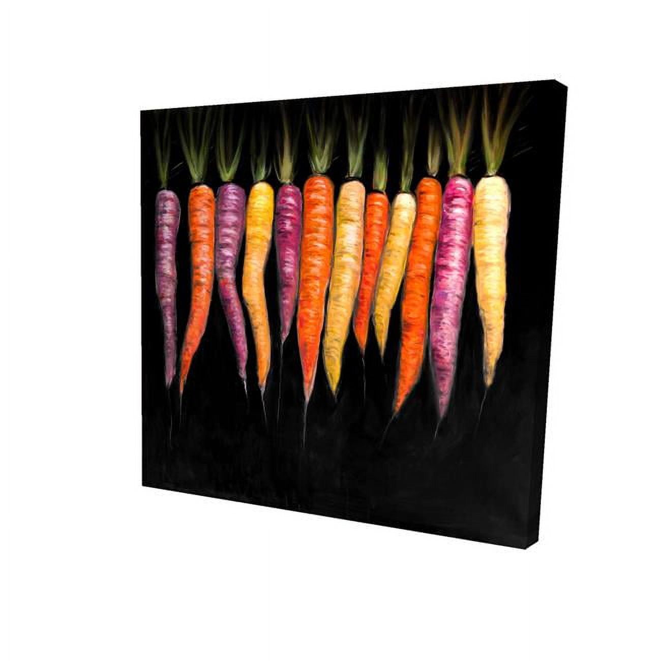 8 x 8 in. Carrots Varieties-Print on Canvas