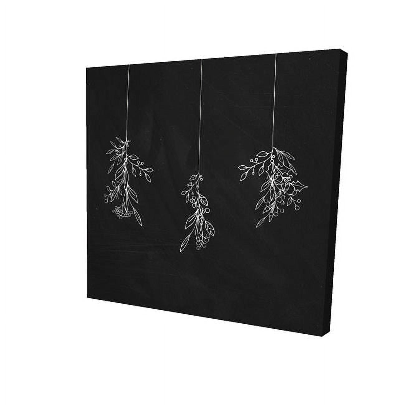 8 x 8 in. Mistletoe-Print on Canvas