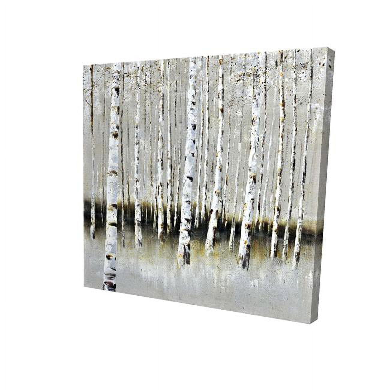 8 x 8 in. Winter Forest Landscape-Print on Canvas