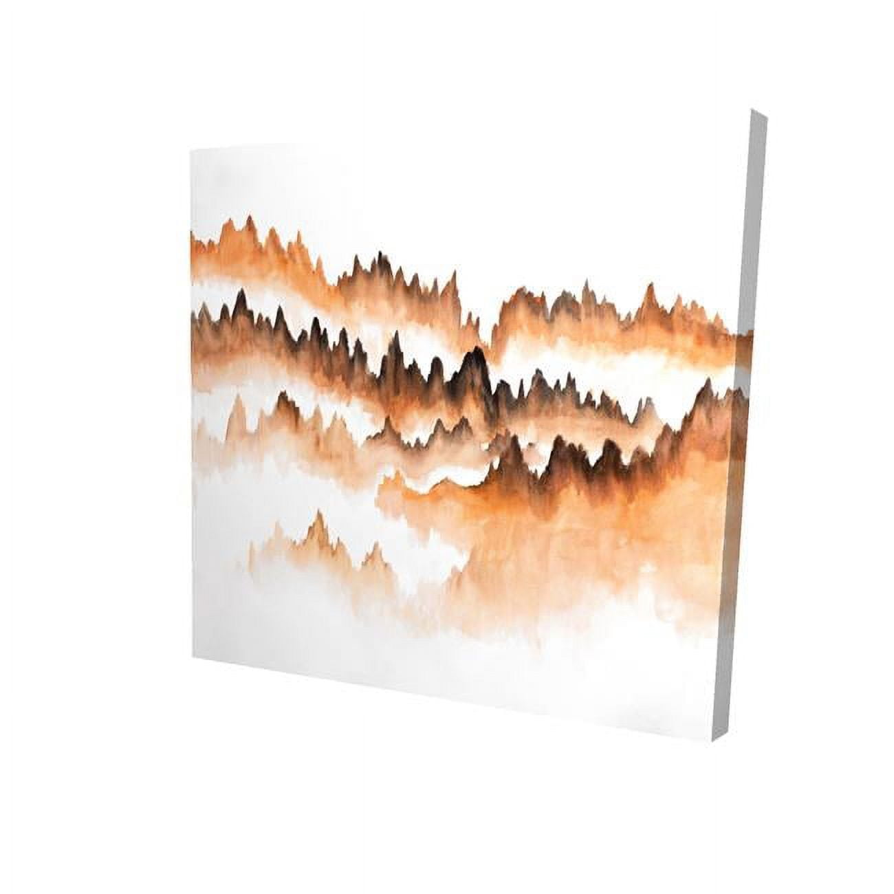 8 x 8 in. Mountain of Fir Trees-Print on Canvas