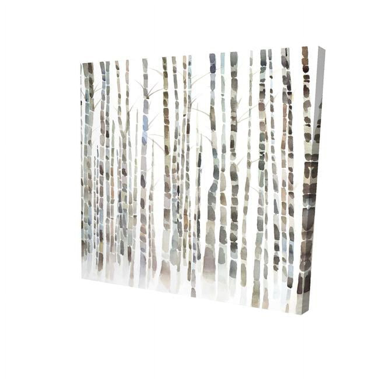 8 x 8 in. Birch Trees Forest-Print on Canvas