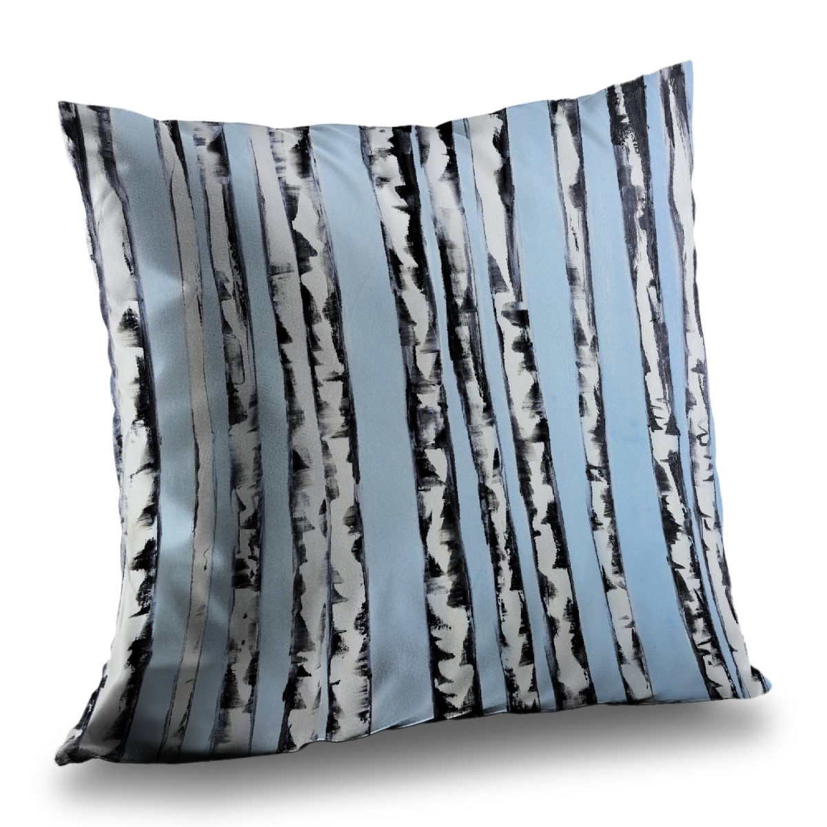 C1PT1414A5ZV1R 14 x 14 in. Birches on A Blue Background - Modern Trees Throw Pillow Insert