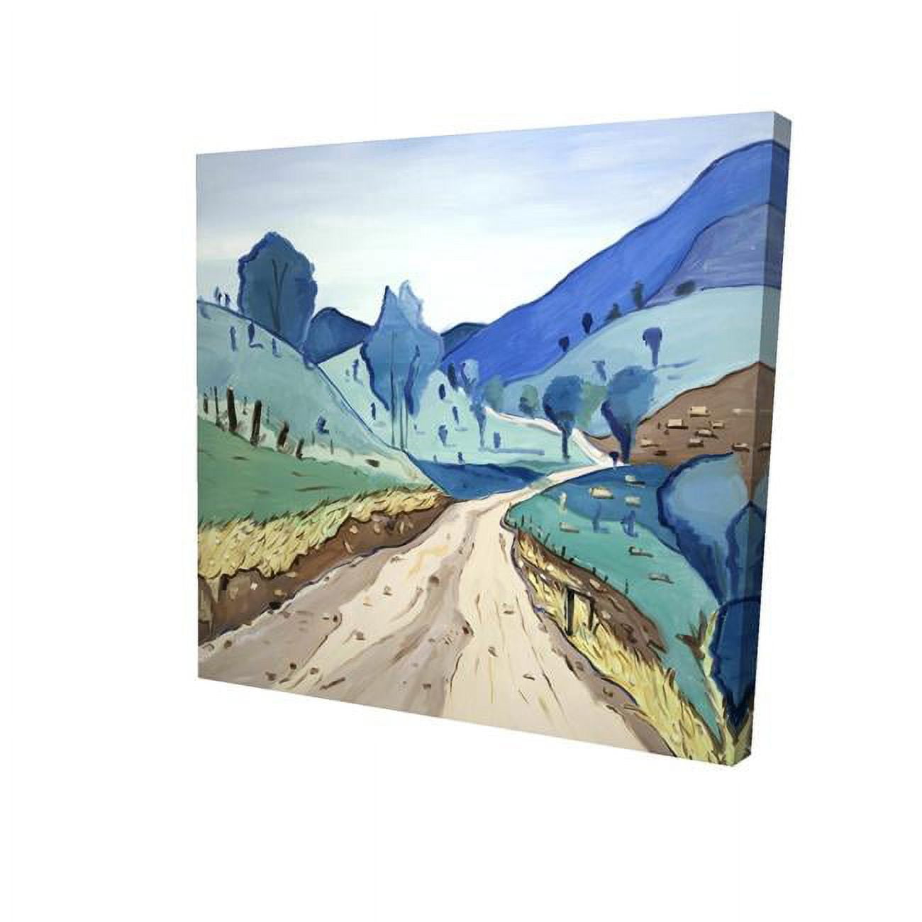 8 x 8 in. Tuscany Trail-Print on Canvas