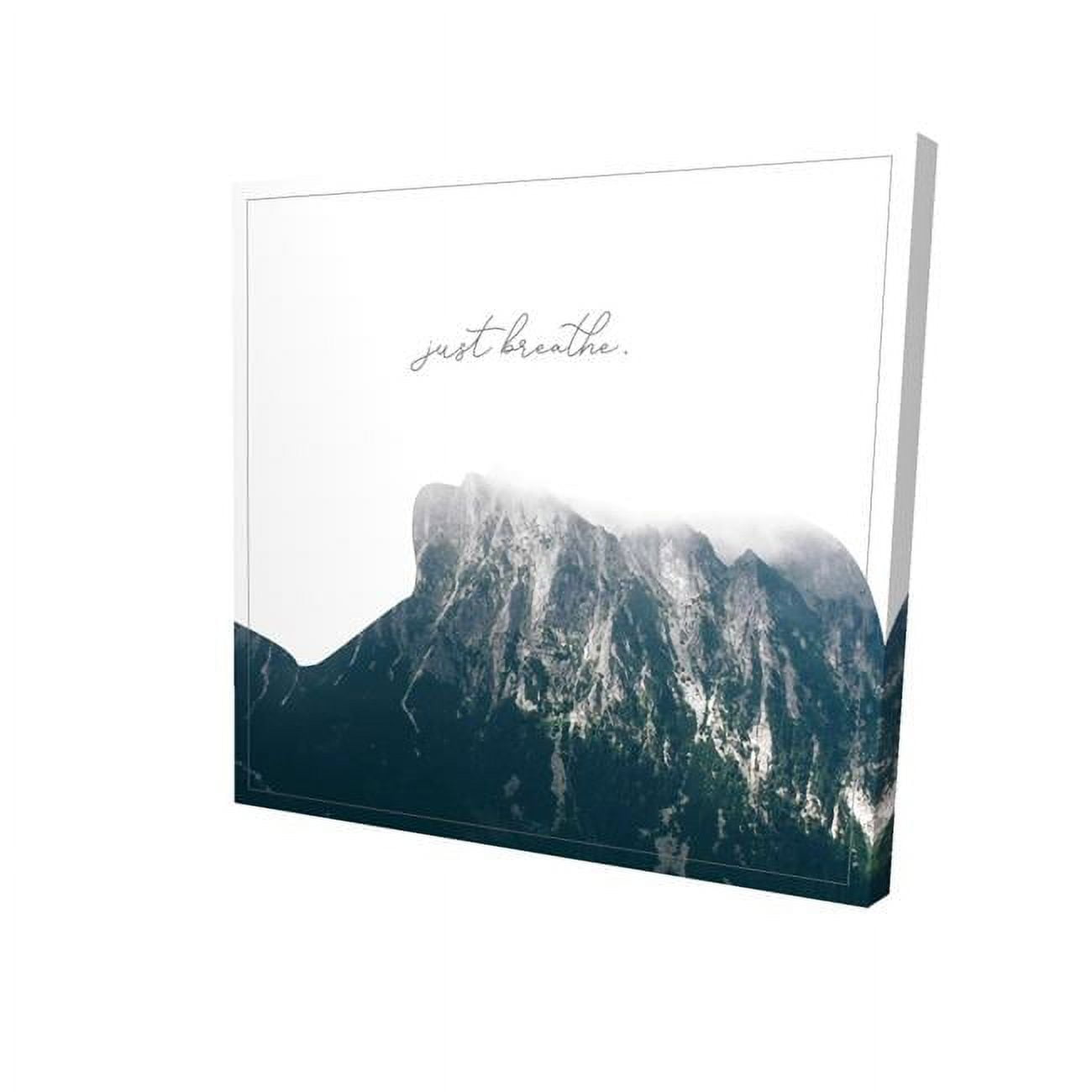 12 x 12 in. Just Breathe-Print on Canvas