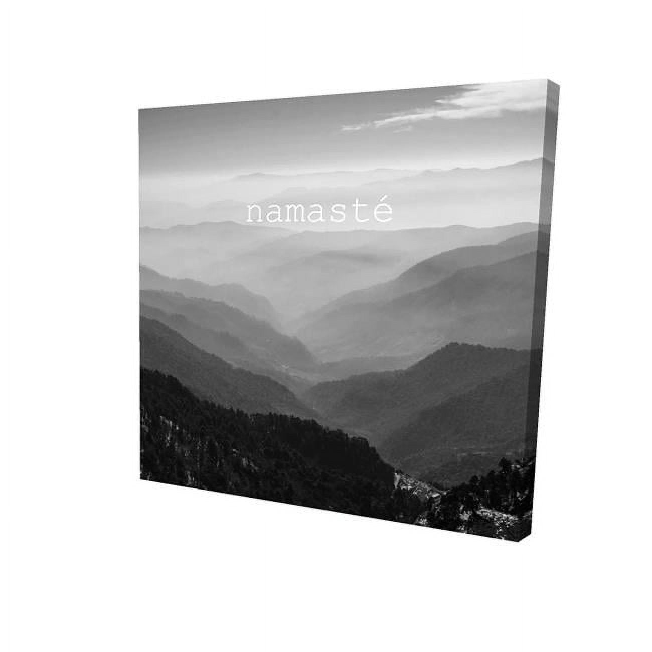12 x 12 in. Namaste Monochrome-Print on Canvas