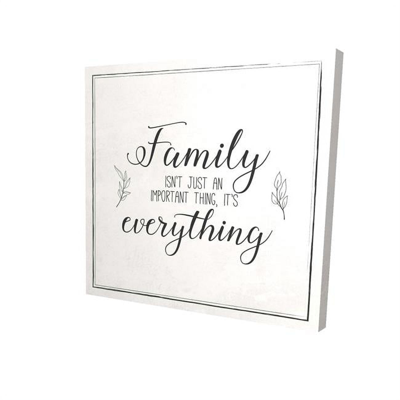 12 x 12 in. Family-Print on Canvas