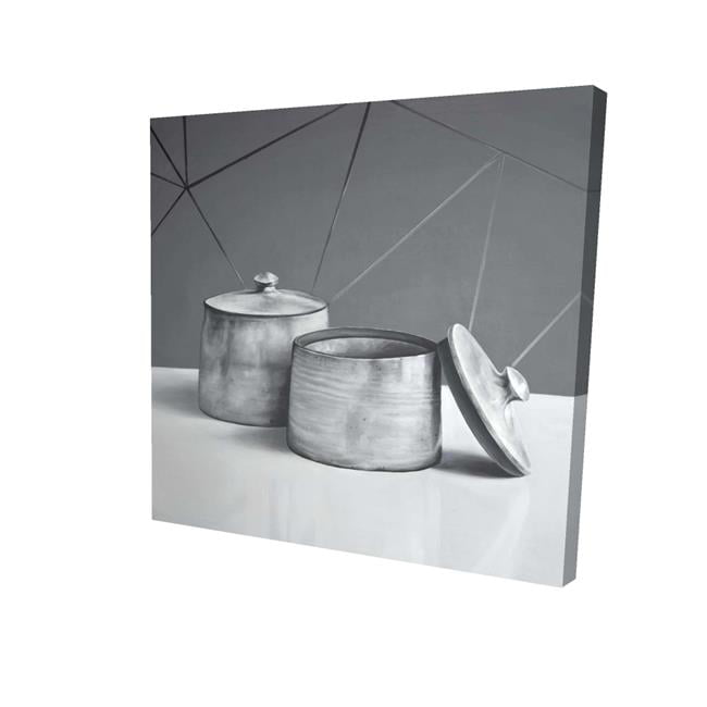 12 x 12 in. Old Pot with Lid-Print on Canvas